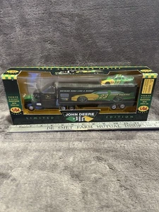 Nascar 1/64 Diecast John Deere Transporter Semi mit Stock Car #23 Chad Little - Bild 1 von 6