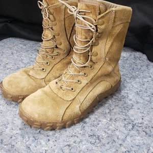 Rocky Mens S2V Tactical Special Ops Combat Boots Coyote Brown Leather Sz 10. 5 M - Picture 1 of 11