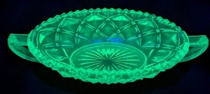 IMPERIAL GLASS - Vassoio in vetro con blocco diamantato per vaselina - Foto 1 di 7