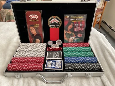 Juego de 500 fichas ESPN Poker Club + DVD Annie Duke Foto 1 de 4