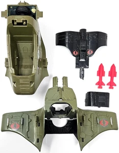 1987 Hasbro GI Joe Cobra Sea Ray Teile Lot Cockpit Pod Heckruder Flügel Raketen - Bild 1 von 13