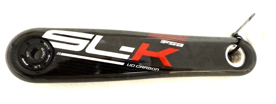 Braço de manivela FSA SL-K MTB MegaExo esquerdo 170mm carbono vermelho preto CK-9052 novo - Imagem 1 de 4