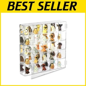 Stylish Wall-Mount Acrylic Display Cabinet with 25 Compartments for Collectibles - Picture 1 of 10