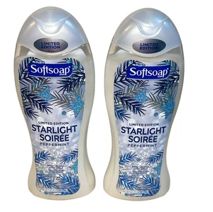 Softsoap Moisturizing Body Wash Starlight Soiree Peppermint Limited Lot of 2 - Picture 1 of 8