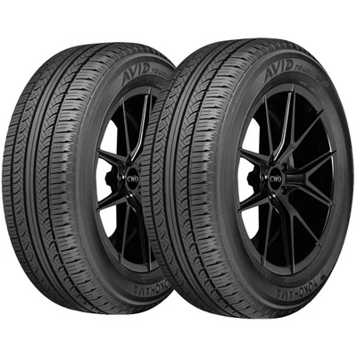 (QTY 2) P215/60R15 Yokohama Avid Touring S 93T SL Black Wall Tires - Image 1 of 4