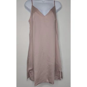Pink Sateen Nightgown Slip Loungewear by Ettitude - Picture 1 of 9