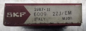 Rodamiento SKF modelo 6009-2ZJEM ++ - Imagen 1 de 1