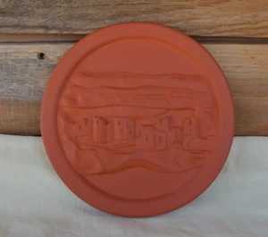 1989 Terra Cotta Watson Tile Works ANASAZI Art Plate #1750/5000 Santa Fe NM USA - Picture 1 of 11