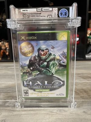 WATA Graded 9.2 Halo Combat Evolved NFR Resale Game of Year Sealed Grade A XBOX - Image 1 of 4