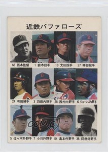 1975-76 Calbee Kintetsu Buffaloes #464 Rookie RC