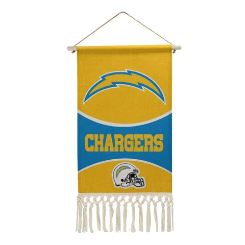 San Diego Chargers Cotton and Linen Hanging Posters+Wood Rod+hanging Rope Cover