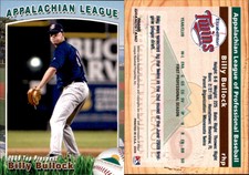 Billy Bullock 2009 Grandstand Appalachian League Top Prospects #NNO Card