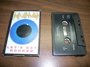 CLASSIC AUDIO TAPE CASSETTE SINGLE, DEF LEPPARD, LET'S GET ROCKED, 1992, MERCURY - Picture 1 of 1
