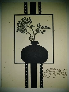 Sympathy Handmade Stampin' Up! Greeting Card - Picture 1 of 2