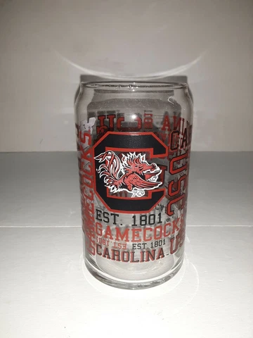 South Carolina Gamecocks 16 oz Spirit Can Glass Cover