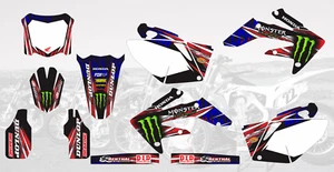 AM0469 DIRT BIKE MOTOCROSS GRAPHICS DECALS STICKERS FOR HONDA CRF250 R 2008 2009 - Picture 1 of 1