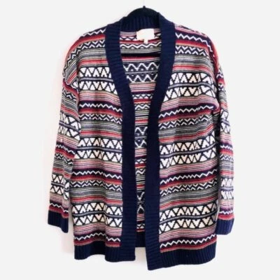 Cárdigan Skies Are Azul Grande Abuelo Bohemio S Foto 1 de 4