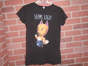 LIVE AND TELL GIRLS TSHIRT "SEEMS LEGIT"" SIZE LARGE - Picture 1 of 3