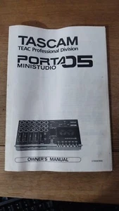 Tascam Porta 05 Portastudio Mini Studio 4 Track Recorder manual - Picture 1 of 3