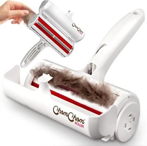 Chom Chom Roller Pet Hair Remover Reusable Lint Roller for Furniture Carpet Clot - Picture 1 of 6