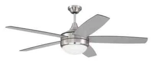 Craftmade Phaze II 52 in. Indoor Brushed Nickel Finish Ceiling Fan - Picture 1 of 8