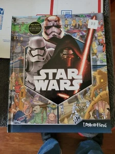Star Wars Force Awakens Look & Find Book 125+ Find Ems 8 Scenes Rey BB-8 Finn - Picture 1 of 2