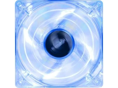 Bgears b-PWM 90 Translucent Blue with Blue LEDs 2 ball Bearing PWM fan with  500 - Image 1 of 4