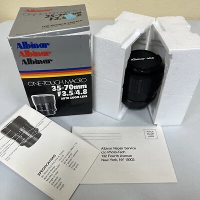 Albinar Auto Zoom Lens 35-70mm f/3.5-4.8 One-Touch Macro/In Open Box/EXC.COND. - Image 1 of 4