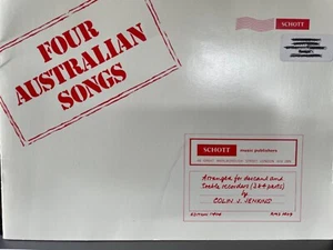 Four Australian Songs for descent and treble recorders trios and quartets. - Picture 1 of 3