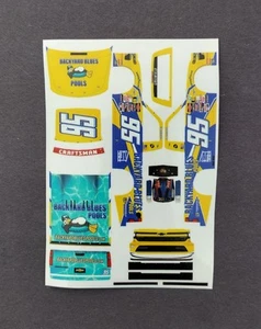 2025 Custom Clay Greenfield #95 Backyard Blues Pools 1/64 Peel & Stick Decals - Bild 1 von 1