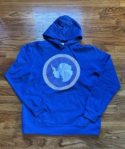 NEU Große U.S.A.P. United States Antarctic Program Natl Science Foun Blue Hoodie - Bild 1 von 9