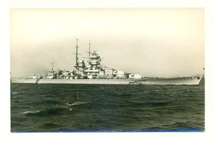 RPPC Big Military Ship VTG Postcard TM2. - Picture 1 of 2