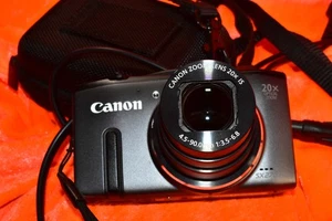 Canon PowerShot SX270 HS PC 1888 4.3V LENTE ZOOM CANON 20X IS 4.5-90.0mm 1:3.5-6. - Imagen 1 de 15