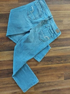 American Eagle Jeans Damen 10 Stretch Slim Fit Bootcut Denim Modern Jeans - Bild 1 von 11