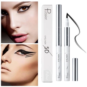 5D Lasting Eyeliner Flüssigkeit Schwarz Schnelltrocknend Wasserdicht Lang Anhalt - Picture 1 of 19