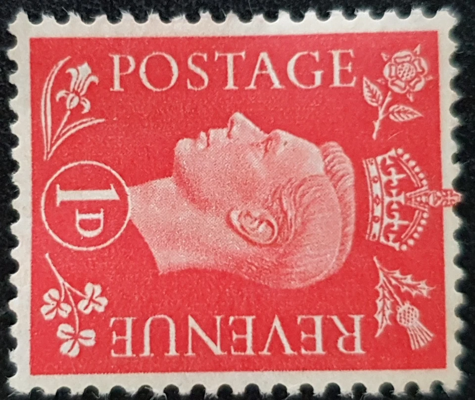 GB GVI 1938 SG463a 1d scarlet Watermark Sideways MNH /S5808/ - Image 1 of 1