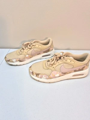 Nike Air Max Sc Shoes Womens 9.5 DX3733-200 Tan Pink White Running Sneakers Camo - Image 1 of 4