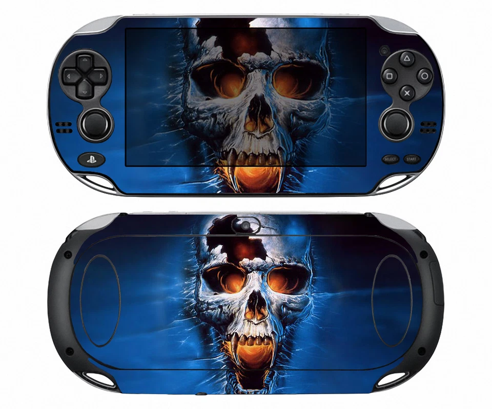 Calcomanía adhesiva de vinilo Blue Skull 108 para Sony PlayStation PS Vita PSV Foto 1 de 1
