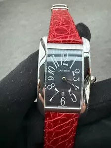 CARTIER TANK AMÉRICAINE AUTOMATIK REF 1741 18K 750 WEISSGOLD + SCHLIESSE 18K GOLD - Bild 1 von 19