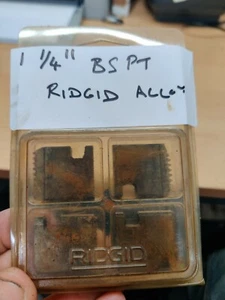 Ridgid Dies Pipe alloy   1 1/4" bspt  - Picture 1 of 3