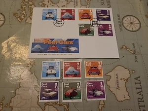 2006 Isle of Man Peel Cars First Day Cover And MNH set As Shown In Pictures - Picture 1 of 3