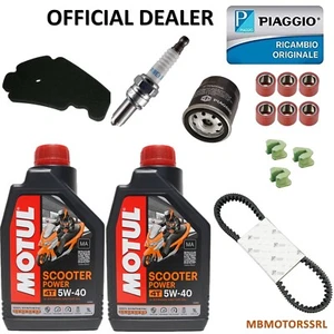 KIT TAGLIANDO COMPLETO PIAGGIO BEVERLY 300ie TUTTO ORIGINALE PIAGGIO DAL 2010/21 - Imagen 1 de 9