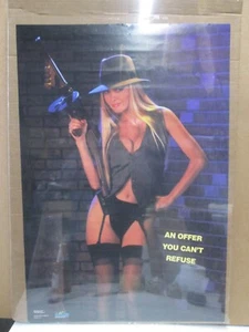 Vintage 1987 an offer you can't refuse original hot girl poster gangster 21344 - Picture 1 of 5