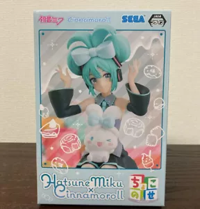 Miku x Cinnamoroll Chokonose Premium Figure Japan Authentic SEGA Hatsune Miku - Picture 1 of 8