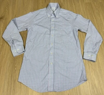Brooks Brothers Regent Dress Shirt Men's 15 -32 Plaid Button-Down Non-Iron L/S - Image 1 of 4