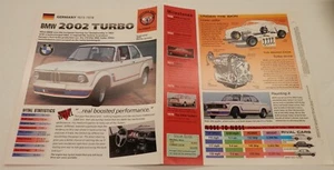 BMW 2002 Turbo 1973-1974 02 Series E20 IMP HOT CARS Brochure - Picture 1 of 2