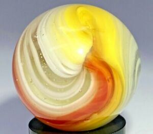 Vintage Akro Agate Popeye Marble. .76" Near Mint condition.