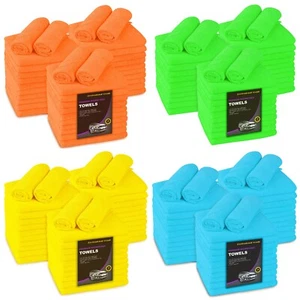 Microfiber Towel Cleaning Wash-Cloth Rag 36-Pack 16x16 Car Polish Dry Detailing - Picture 1 of 51
