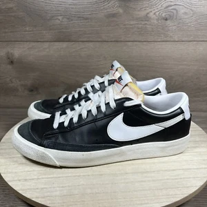 Nike Blazer Low '77 Nero Bianco Scarpa Sneaker DA6364-001 Uomo Taglia 9 - Foto 1 di 9