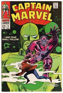 Captain Marvel Vol 1 No 8 Dec 1968 (FN+) (6.5) Silver Age - Picture 1 of 2